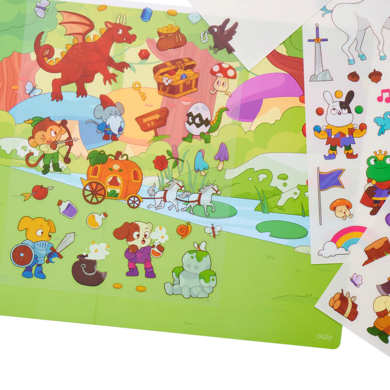 Set the scene transfer stickers - magical forest
