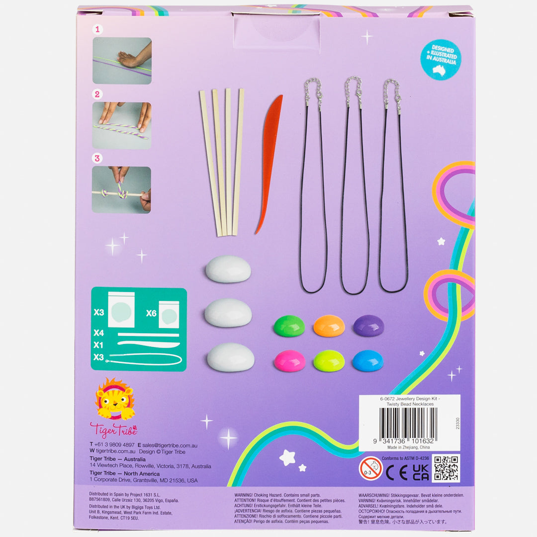 Jewellery Design Kit – Twisty Beads Necklaces