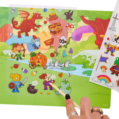 Set the scene transfer stickers - magical forest