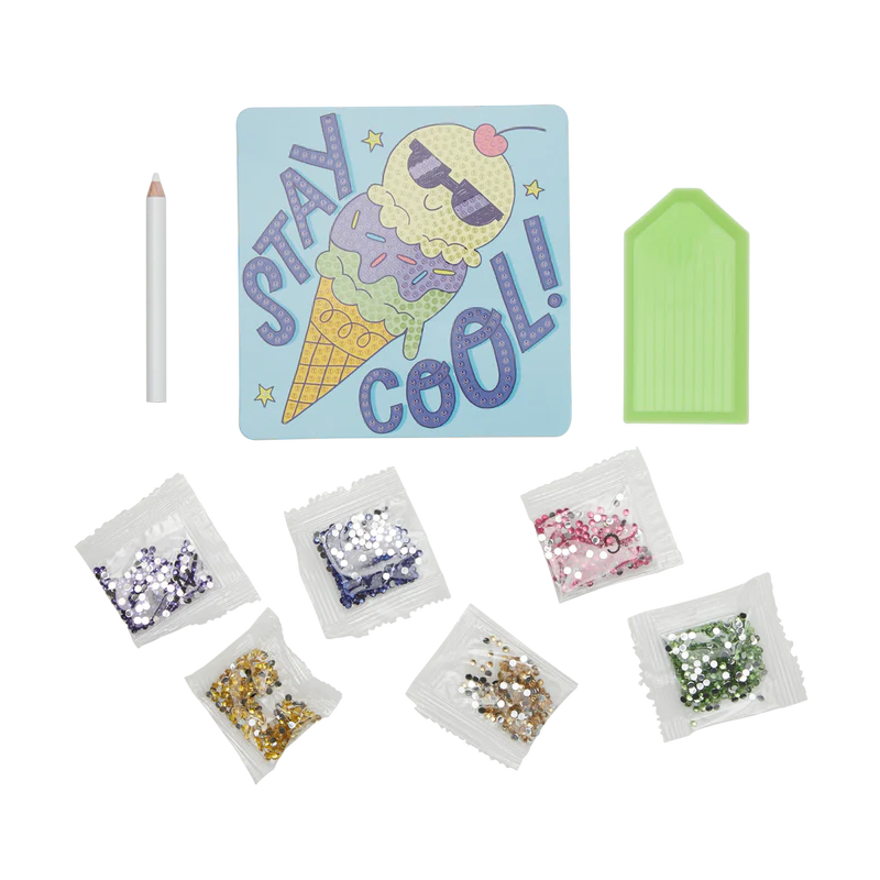 Razzle Dazzle D.I.Y. Mini Gem Art Kit: Cool Cream