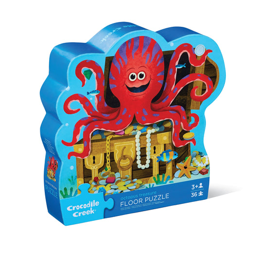 36 pc Shaped Box Puzzle/Octopus Treasure