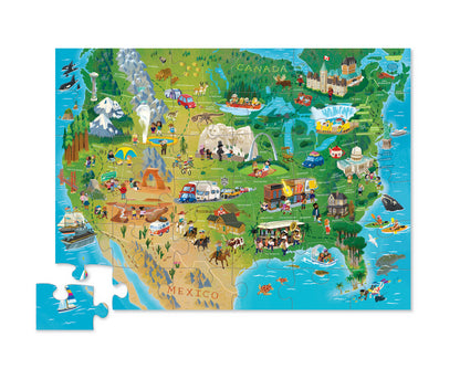 36 pc - My First Map Puzzle/Discover America
