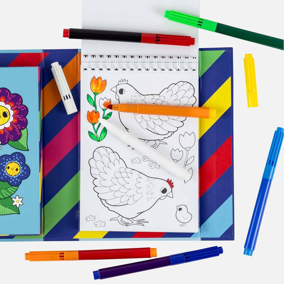 Colour Change Colouring Set – Garden Friends