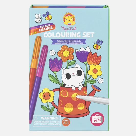 Colour Change Colouring Set – Garden Friends