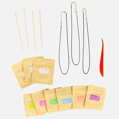 Jewellery Design Kit – Twisty Beads Necklaces